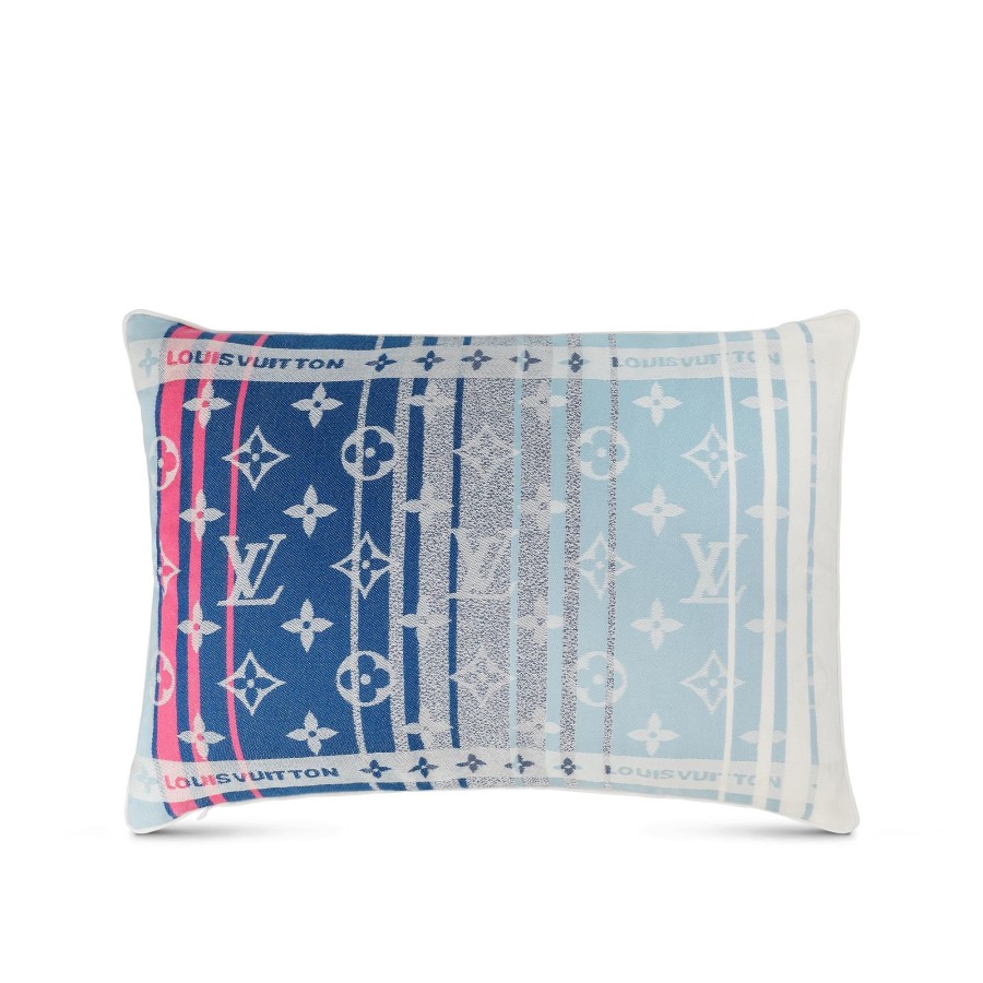 Men Louis Vuitton Home Textile | Monogram Sunset Beach Cushion