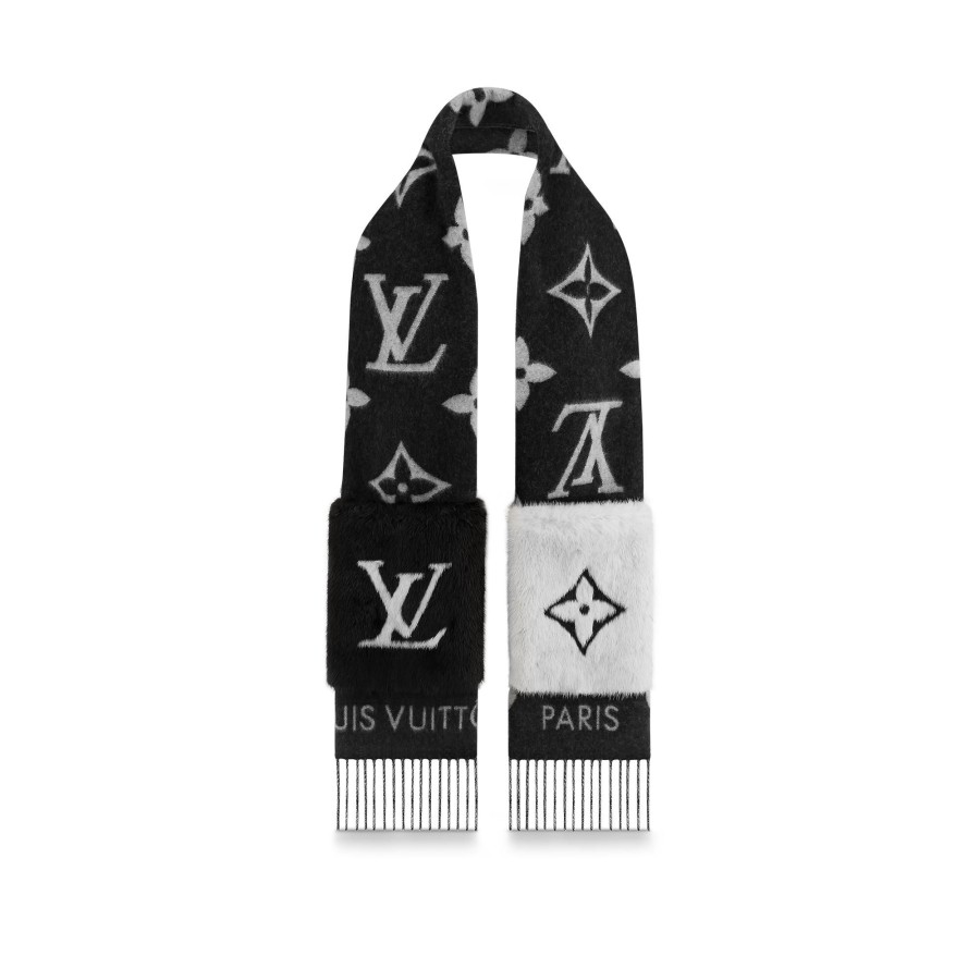 Women Louis Vuitton Scarves | Cold Reykjavik Scarf Black