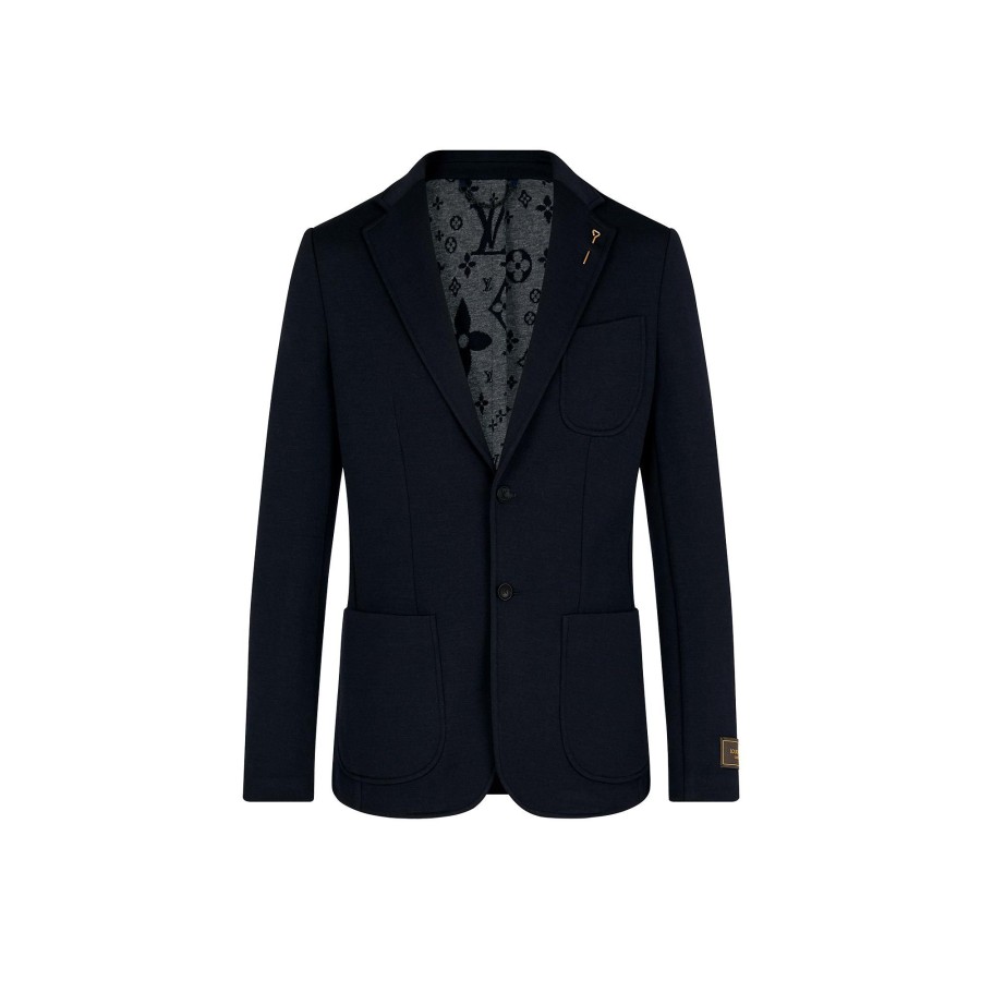 Men Louis Vuitton Blazers And Jackets | Lvse Monogram Jersey Jacket