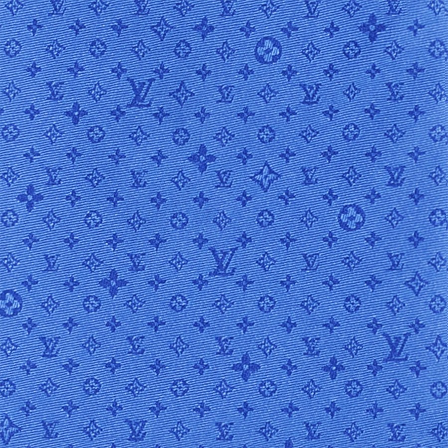 Men Louis Vuitton Ties And Pocket Squares | Beyond Monogram Tie Blue