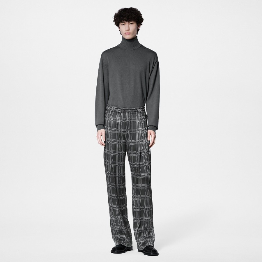 Men Louis Vuitton Pants | Silk Mix Pyjama Pants