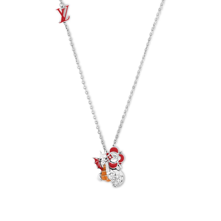 Men Louis Vuitton Necklaces And Pendants | Lv Dragon Pendant