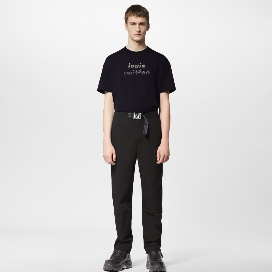 Men Louis Vuitton Pants | Lv Buckle Technical Trackpants