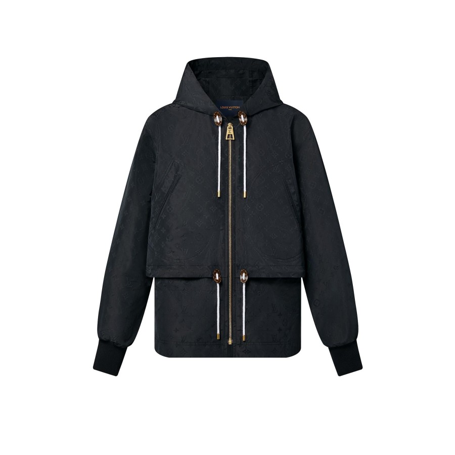 Women Louis Vuitton Coats And Jackets | Water-Repellent Monogram Parka