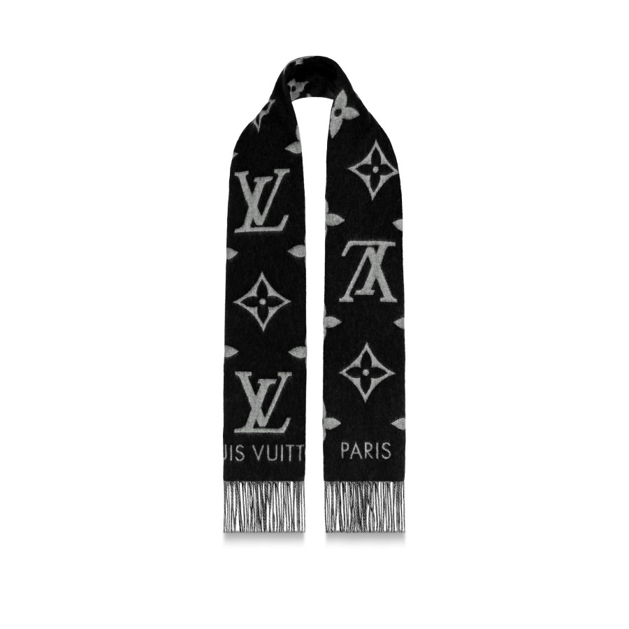 Women Louis Vuitton Scarves | Reykjavik Scarf Black