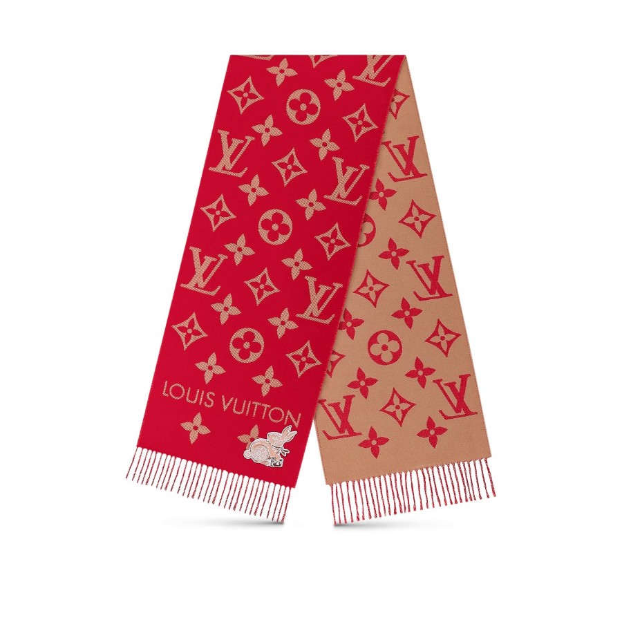 Women Louis Vuitton Scarves | Precious Rabbit Lv Essential Scarf