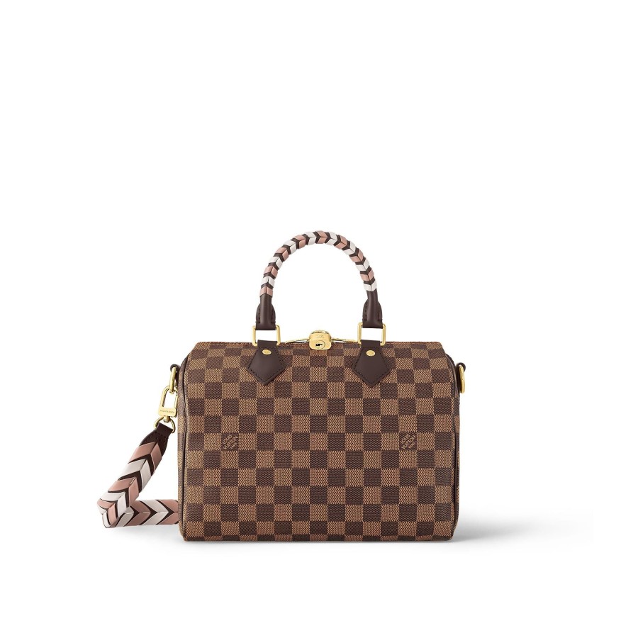 Women Louis Vuitton Shoulder And Cross Body Bags | Braided Speedy 25