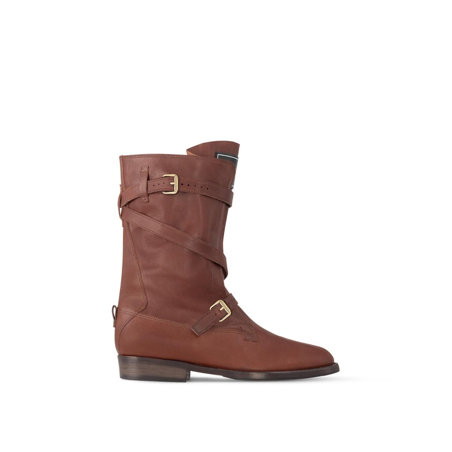 Women Louis Vuitton Boots And Booties | Amiral Flat Half Boot