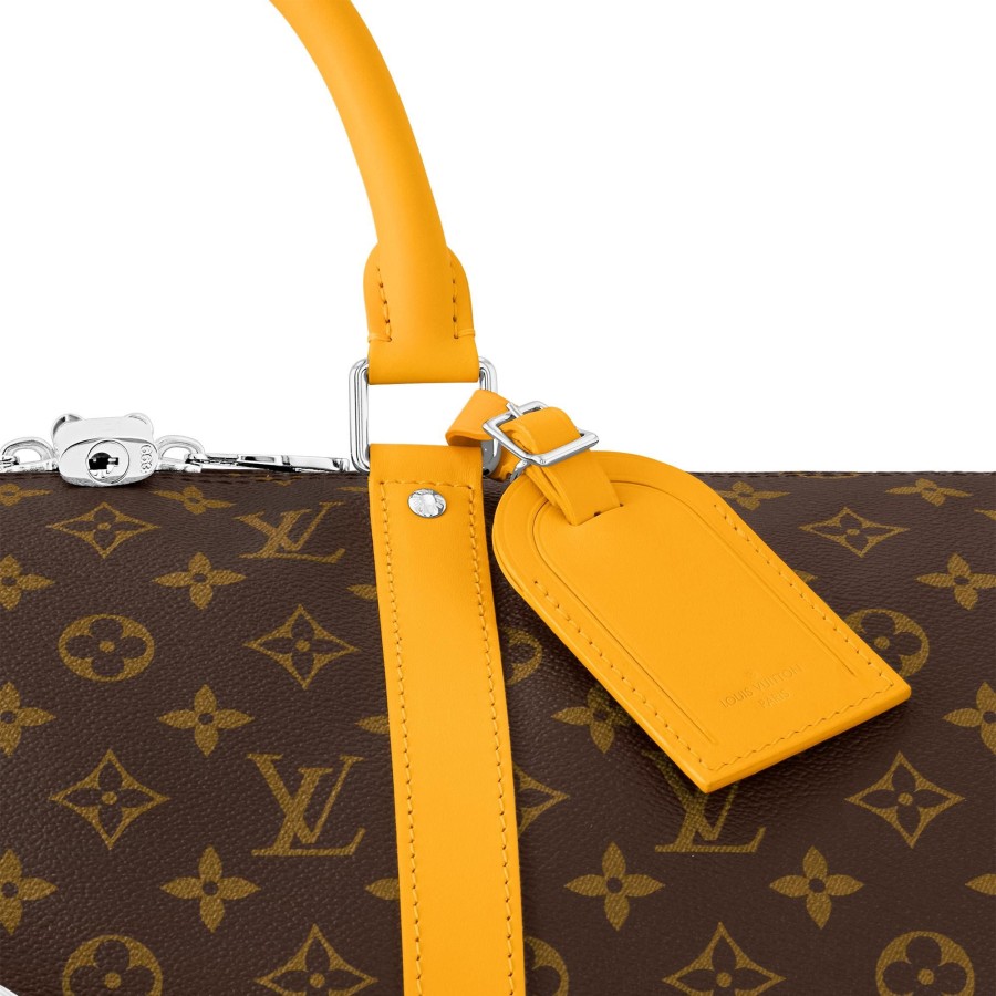 Women Louis Vuitton Travel Bags | Keepall Bandouliere 50 Jaune Mat