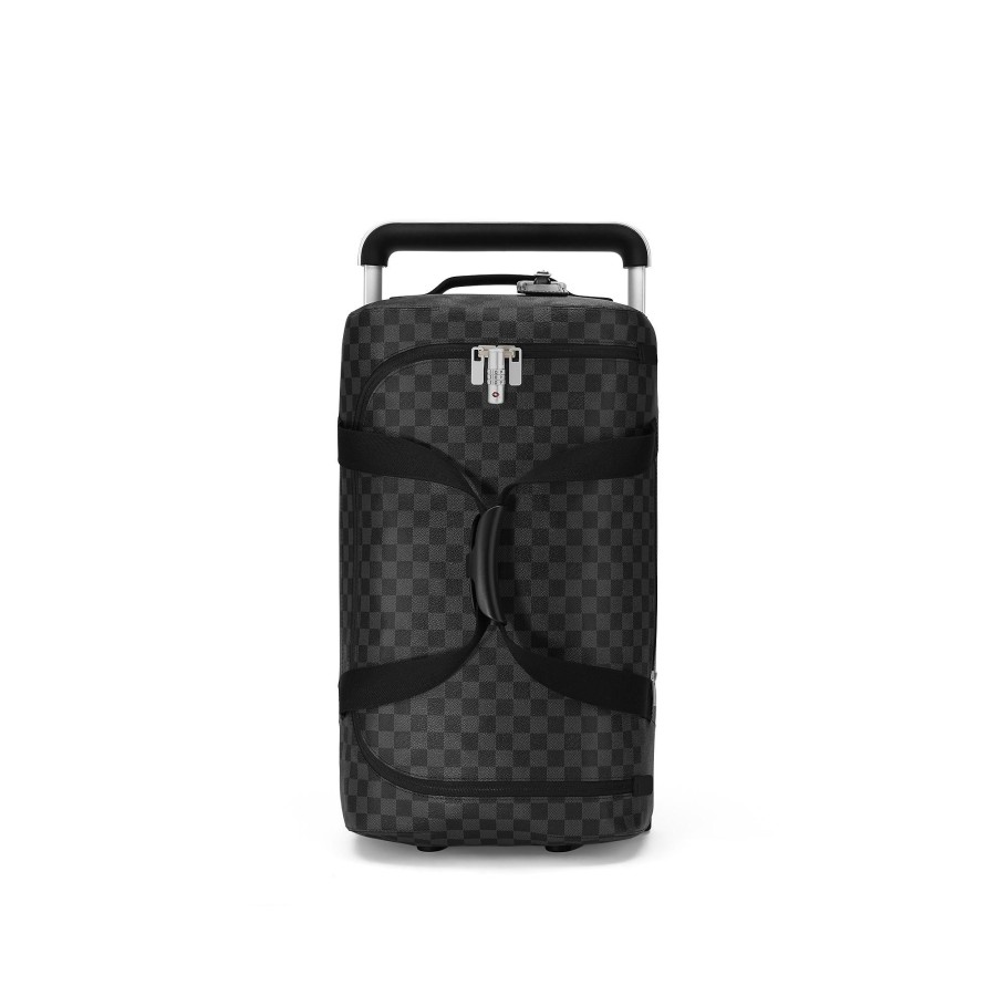 Men Louis Vuitton Rolling Luggage | Horizon Soft Duffle 55