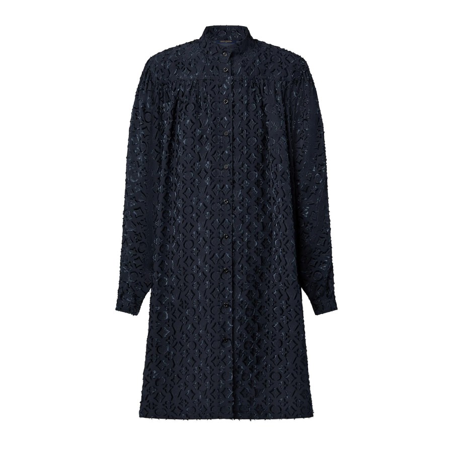 Women Louis Vuitton Dresses | Reverse Monogram Fil Coupe Shirt Dress