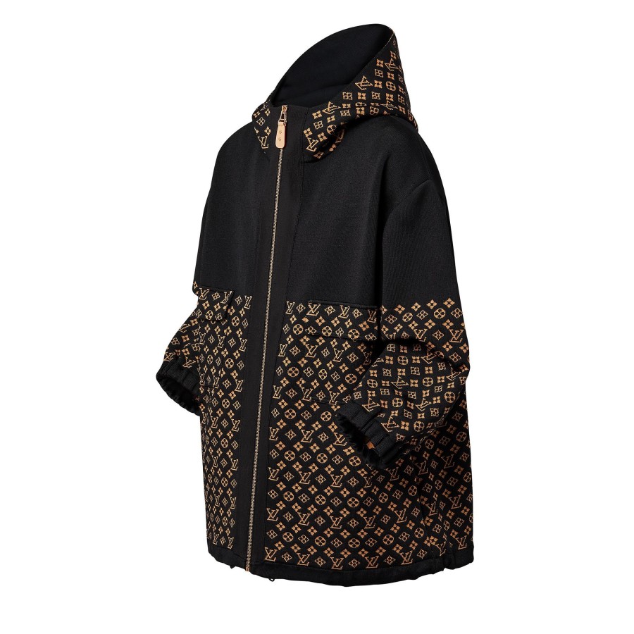 Women Louis Vuitton Coats And Jackets | Monogram Jacquard Knit Jacket