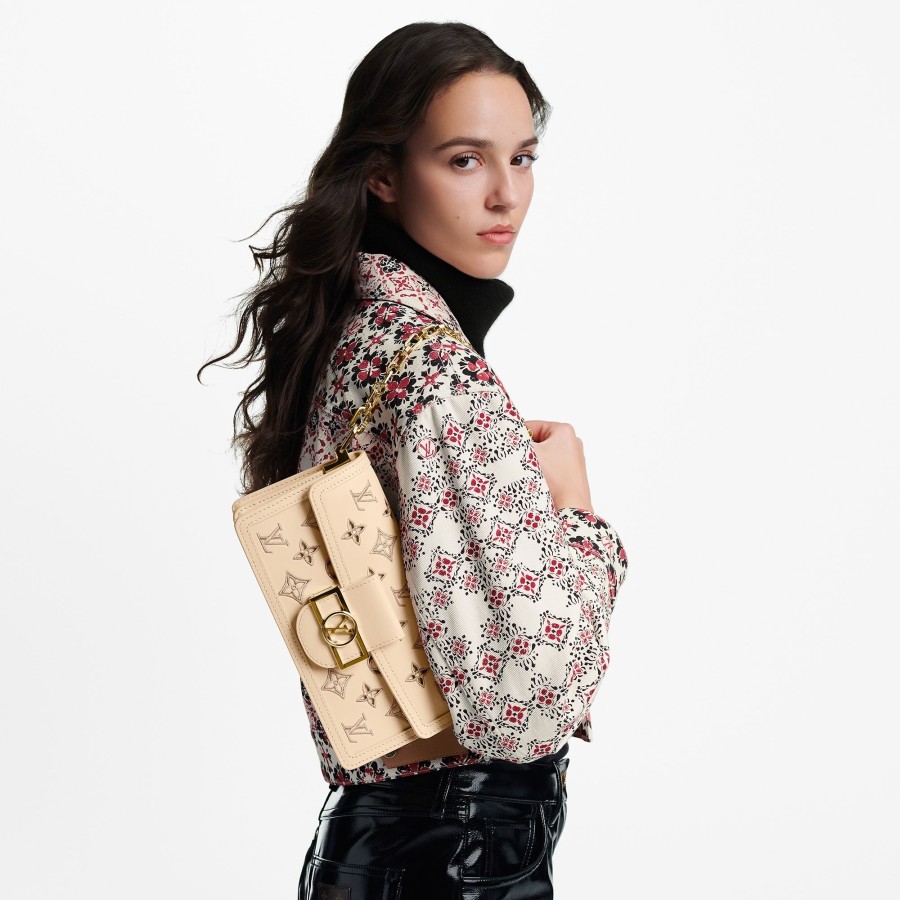 Women Louis Vuitton Leather Bags | Dauphine East West