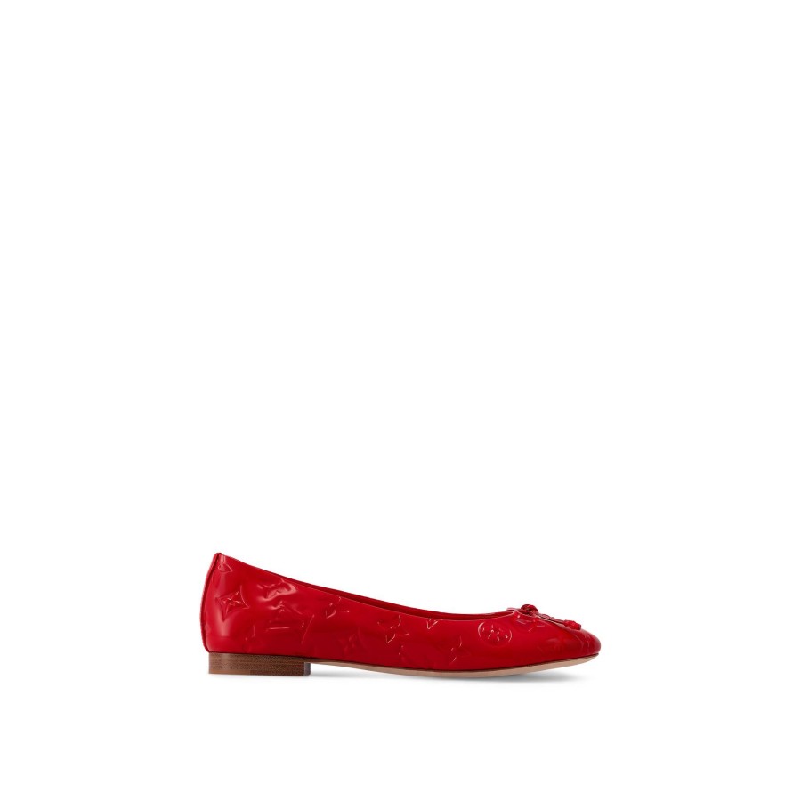 Women Louis Vuitton Loafers And Ballerinas | Nina Flat Ballerina Red