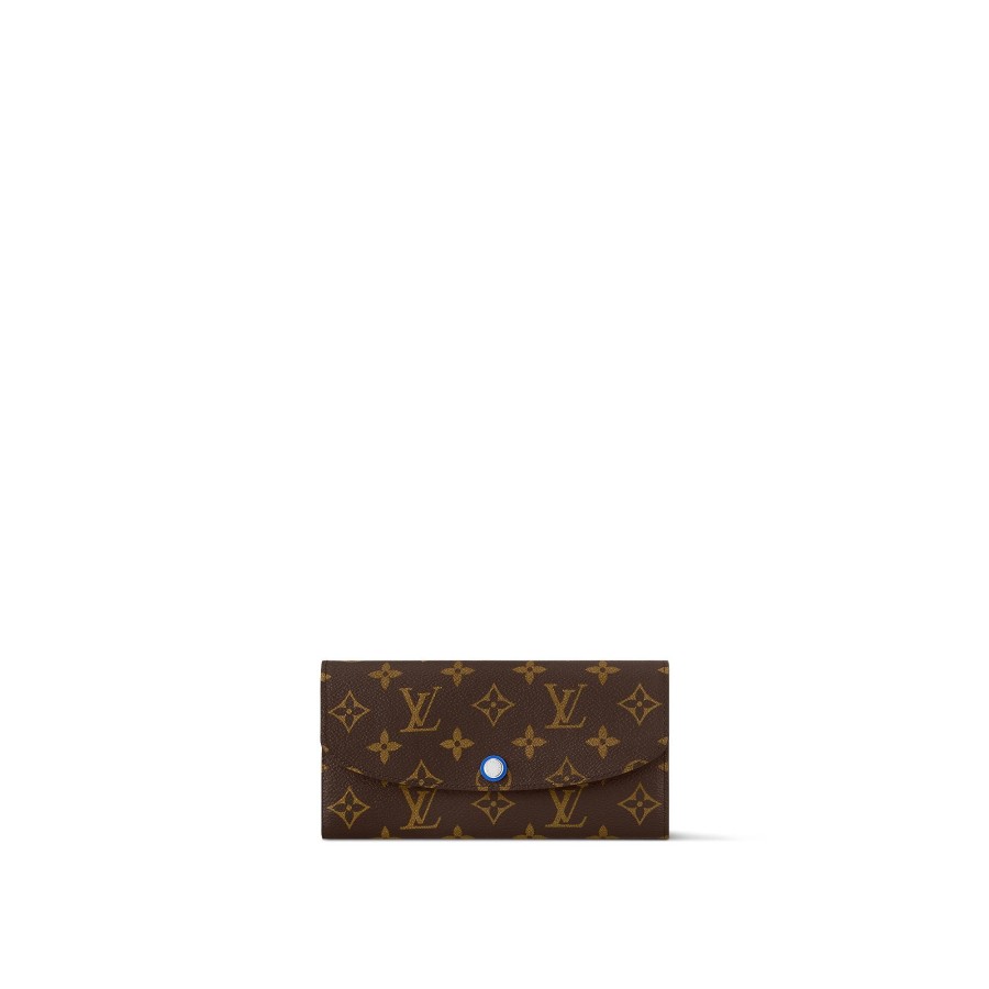 Women Louis Vuitton Long Wallets | Emilie Wallet Blue