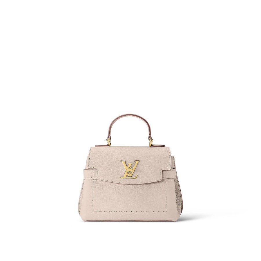 Women Louis Vuitton Leather Bags | Lockme Ever Mini Greige