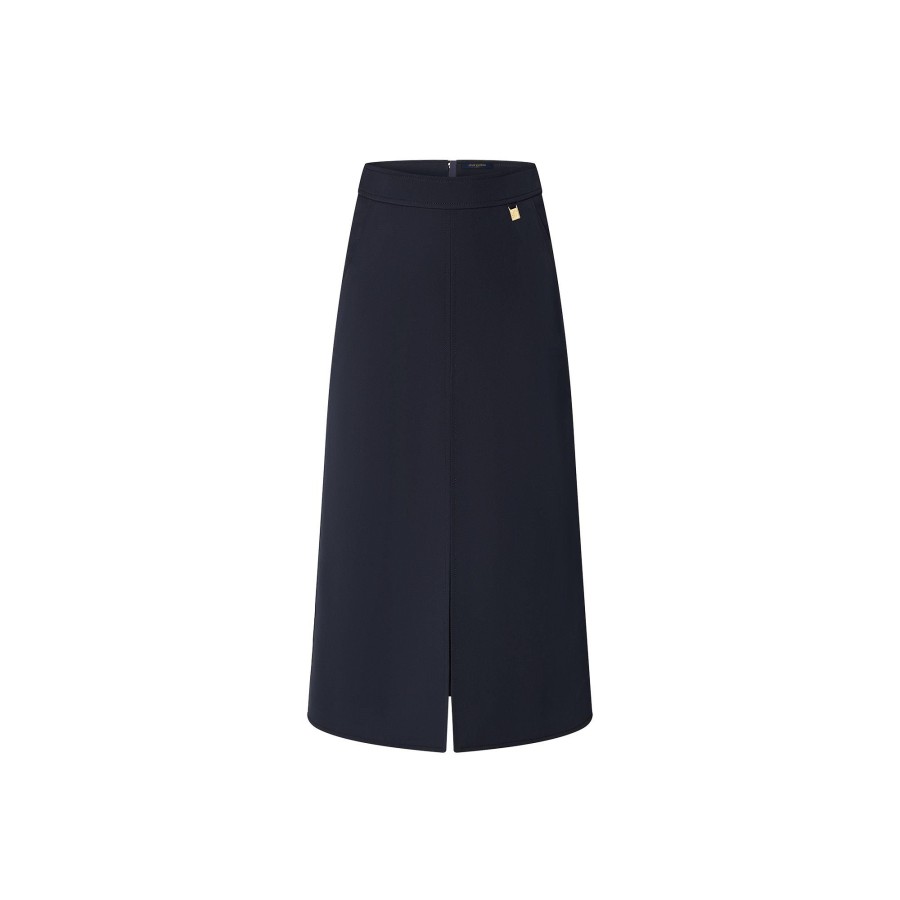 Women Louis Vuitton Skirts And Shorts | High Slits Midi Skirt