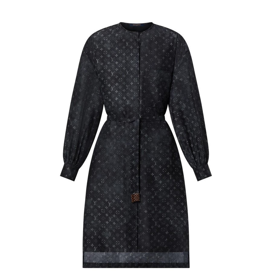 Women Louis Vuitton Dresses | Monogram Cloud Shirt Dress