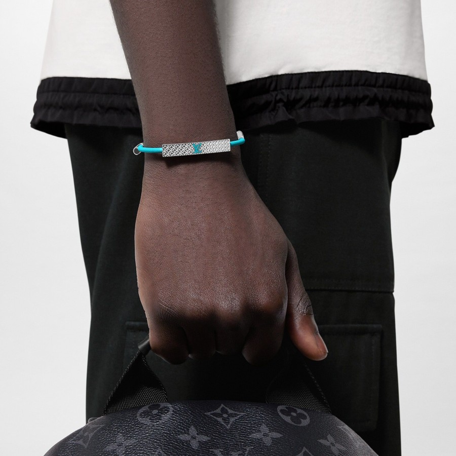 Men Louis Vuitton Bracelets | Champs Elysees Bracelet Turquoise