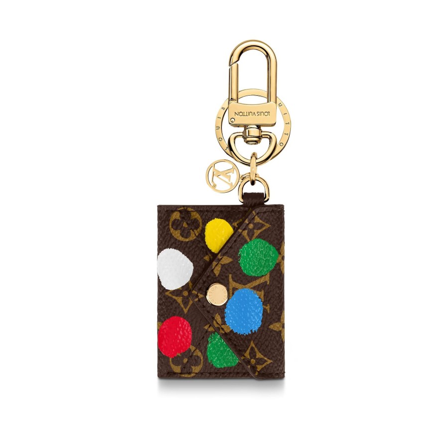 Women Louis Vuitton Key Holders And Bag Charms | Lv X Yk Kirigami Monogram Painted Dots Key Ring