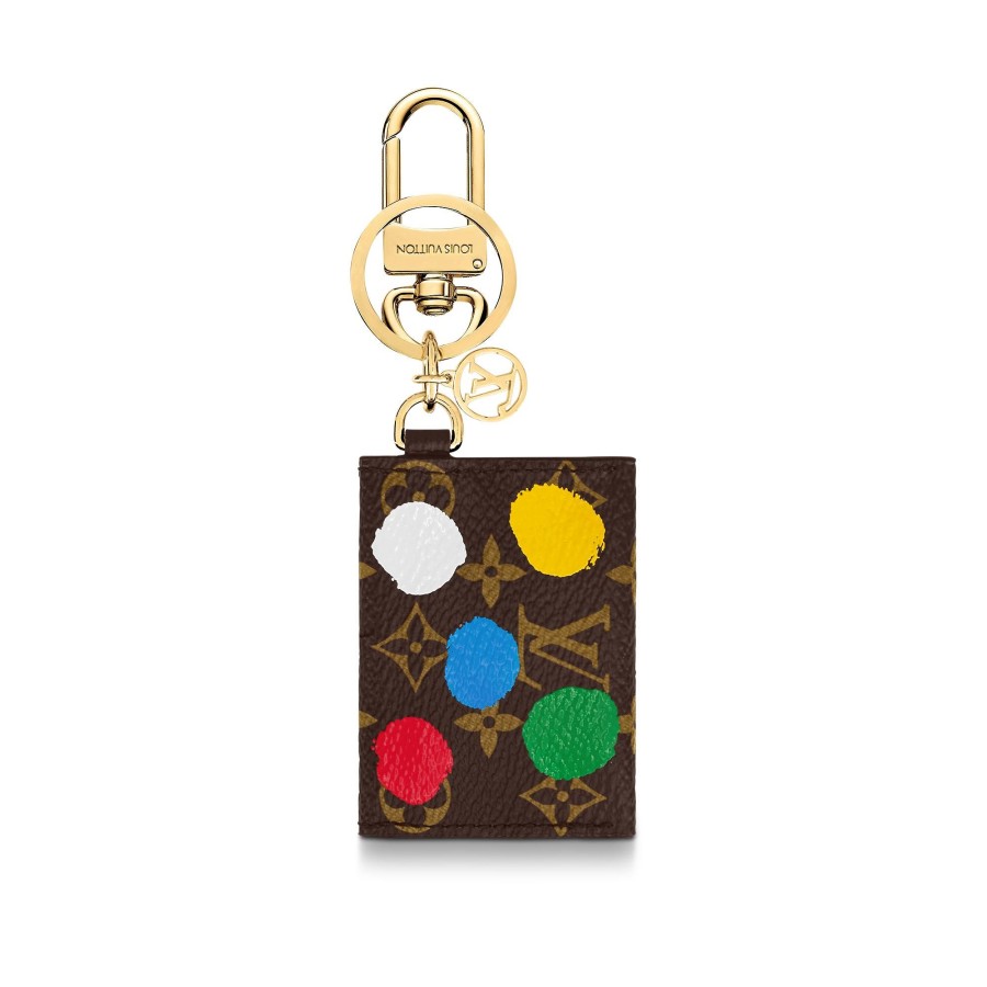 Women Louis Vuitton Key Holders And Bag Charms | Lv X Yk Kirigami Monogram Painted Dots Key Ring