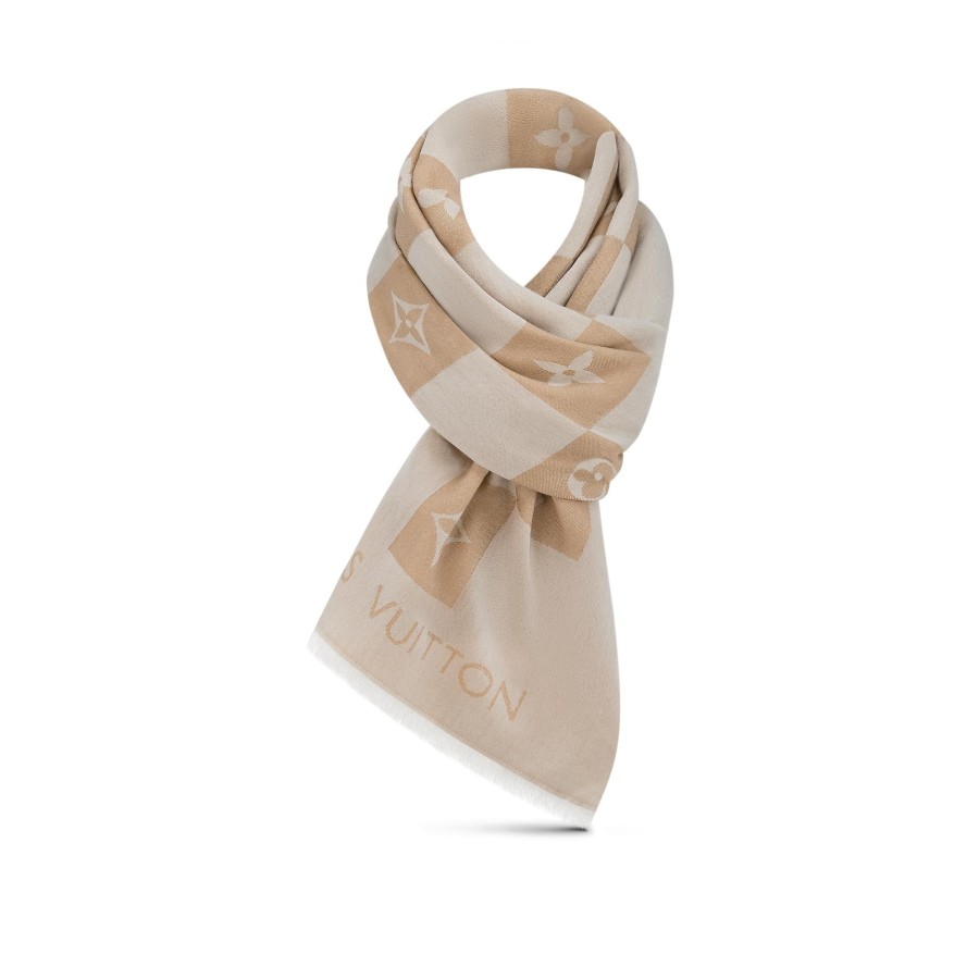 Women Louis Vuitton Shawls And Stoles | Lv Checkmate Stole