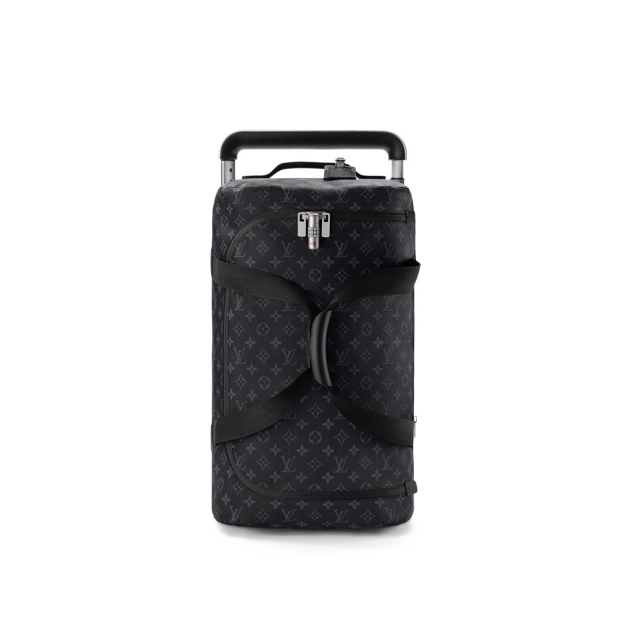 Men Louis Vuitton Rolling Luggage | Horizon Soft Duffle 55