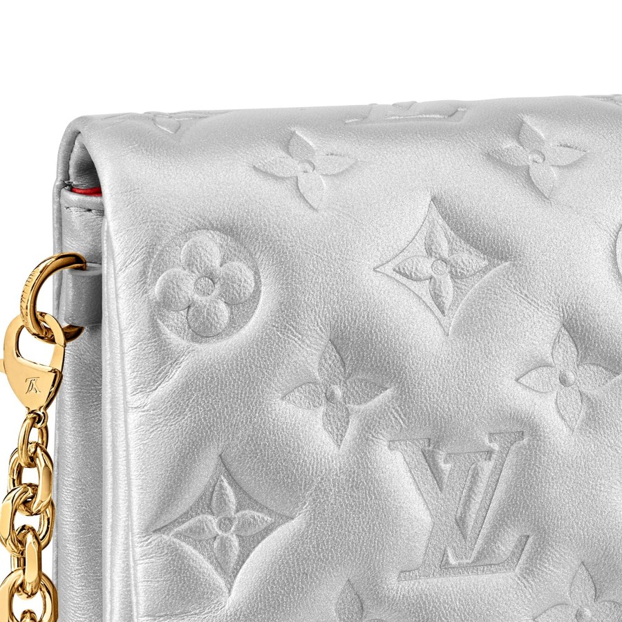 Women Louis Vuitton Chain Bags And Clutches | Pochette Coussin