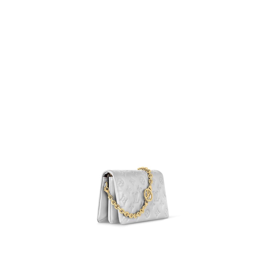 Women Louis Vuitton Chain Bags And Clutches | Pochette Coussin