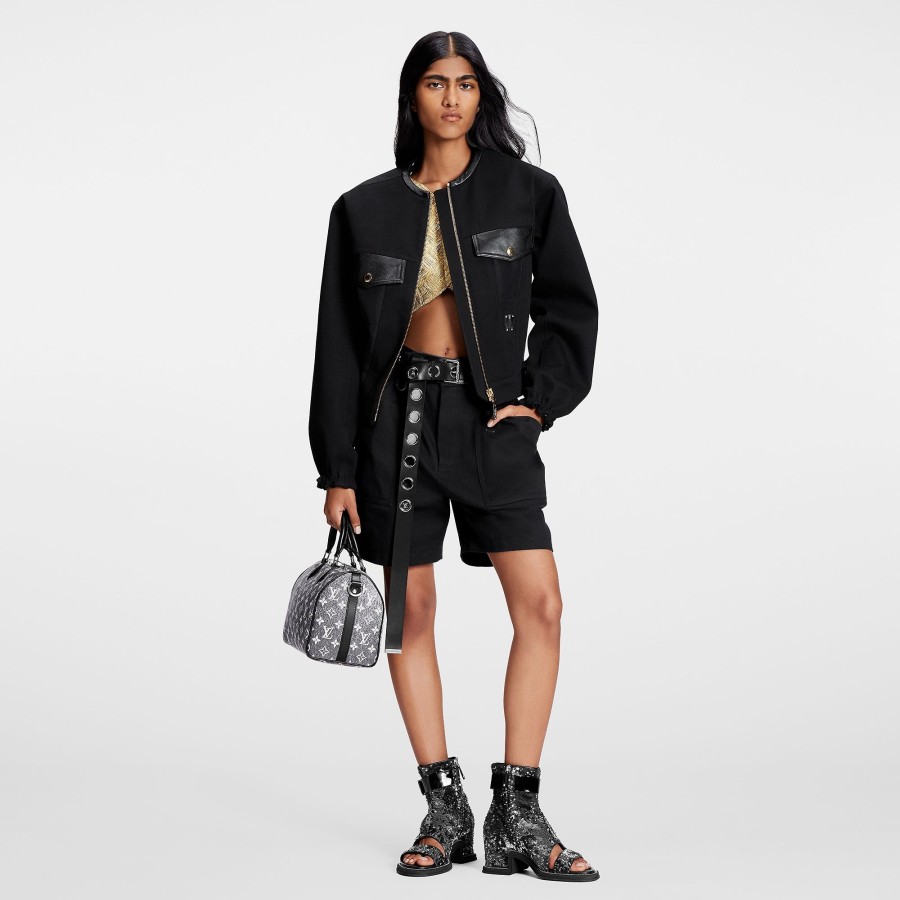 Women Louis Vuitton Skirts And Shorts | Oversized Pocket Cotton Drill Shorts