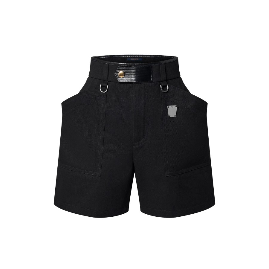 Women Louis Vuitton Skirts And Shorts | Oversized Pocket Cotton Drill Shorts