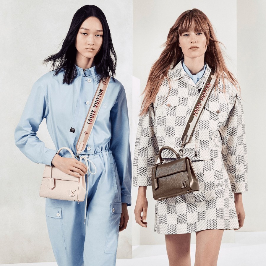 Women Louis Vuitton Leather Bags | Cluny Mini Quartz