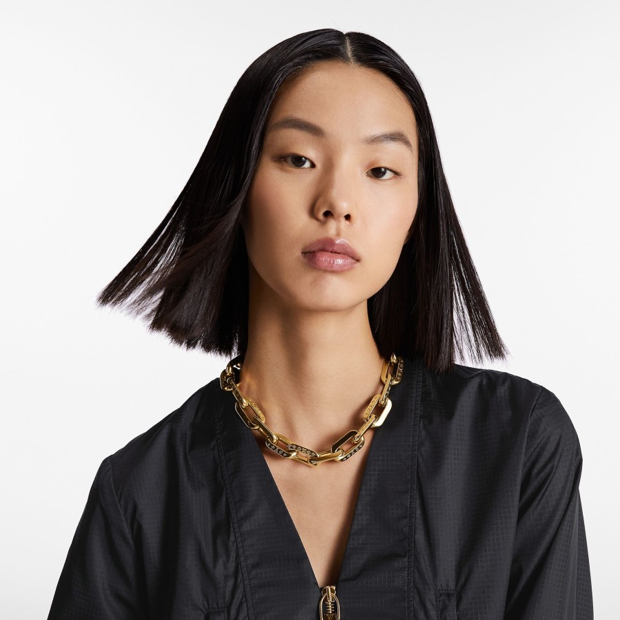 Women Louis Vuitton Necklaces And Pendants | Lv Edge Necklace Mm