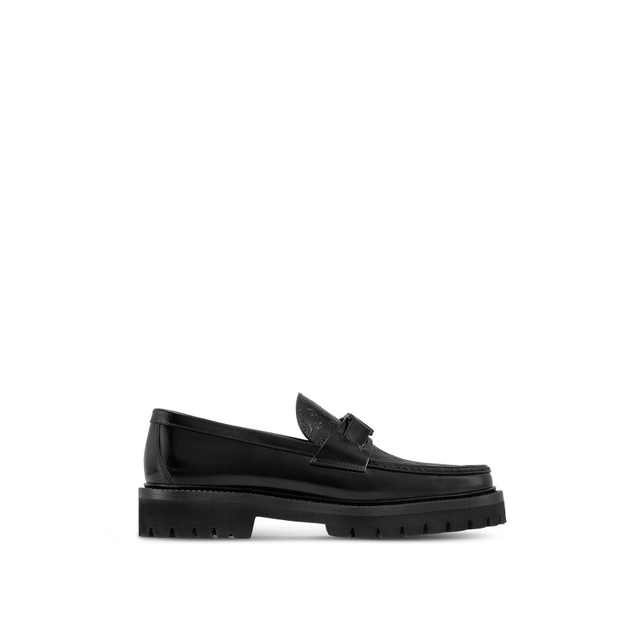 Men Louis Vuitton Loafers And Moccasins | Major Loafer Black