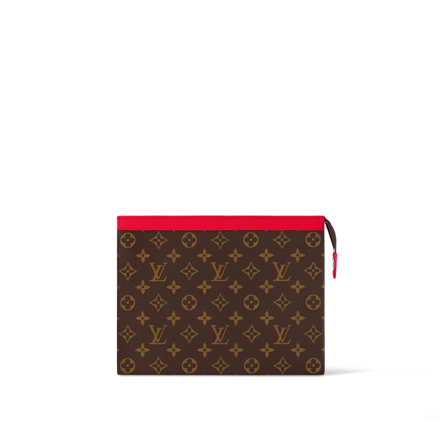 Women Louis Vuitton Travel Accessories | Pochette Voyage Mm Red