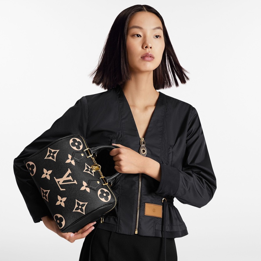 Women Louis Vuitton Leather Bags | Speedy Bandouliere 25