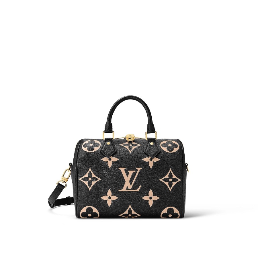 Women Louis Vuitton Leather Bags | Speedy Bandouliere 25