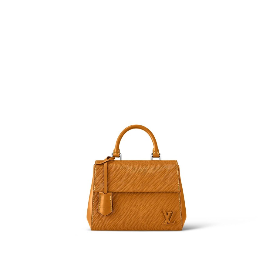 Women Louis Vuitton Leather Bags | Cluny Mini Gold Honey