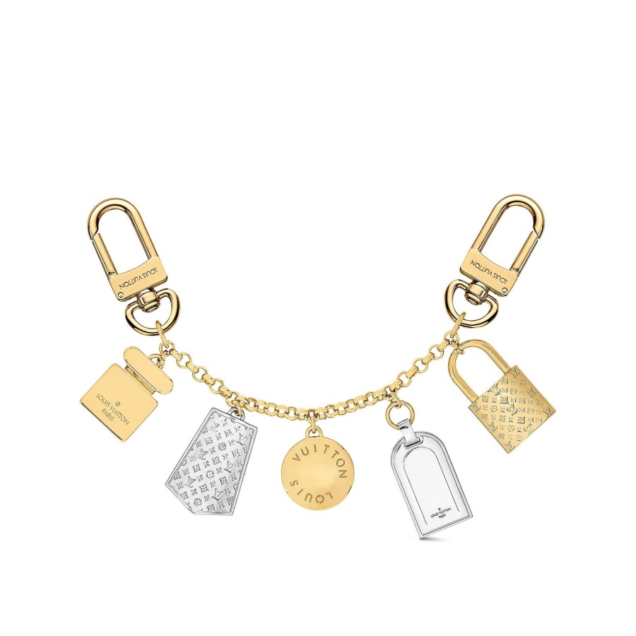 Women Louis Vuitton Key Holders And Bag Charms | Chaine Nanogram Icons Bag Charm And Chain