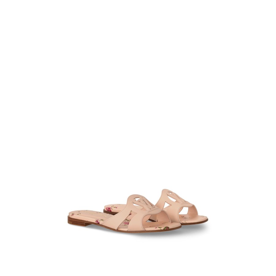 Women Louis Vuitton Mules And Slides | Lv Isola Flat Mule