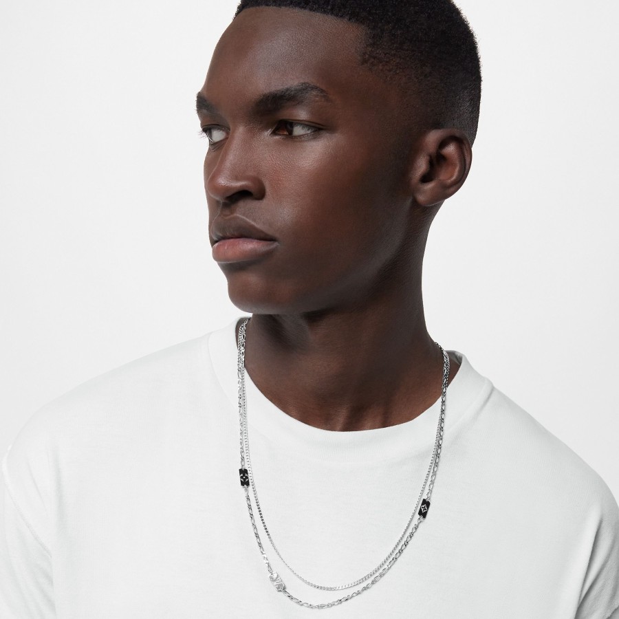 Men Louis Vuitton Necklaces And Pendants | Mng Stack Necklace