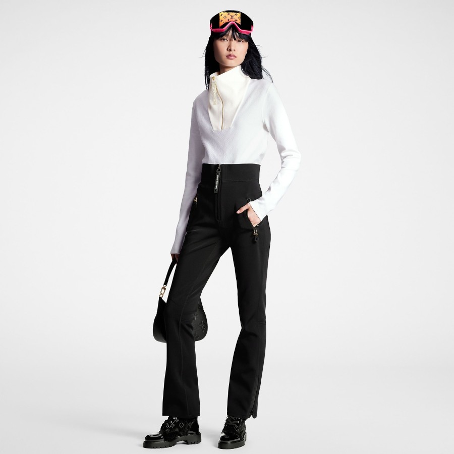 Women Louis Vuitton Pants | Technical Jersey Flared Ski Pants