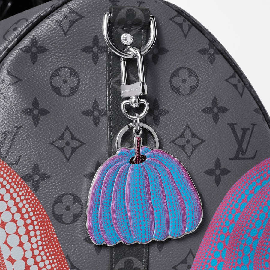 Men Louis Vuitton Key Holders And Bag Charms | Lv X Yk Pumpkin Key Holder & Bag Charm