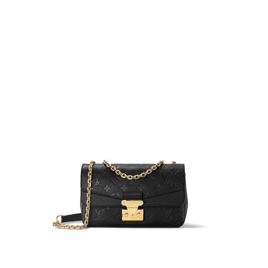 Women Louis Vuitton Leather Bags | Marceau Black