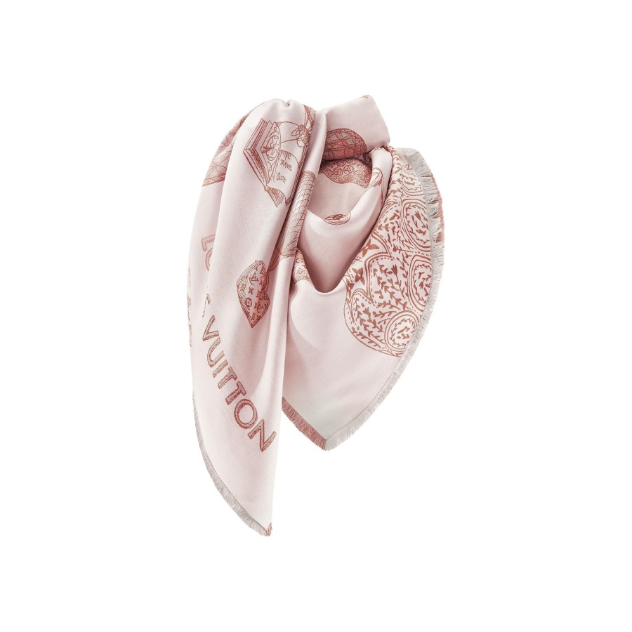 Women Louis Vuitton Shawls And Stoles | Up And Away Shawl Tan