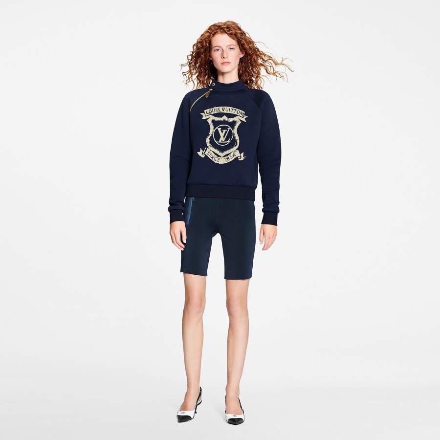 Women Louis Vuitton Knitwear | Louis Vuitton Coat Of Arms Sweater