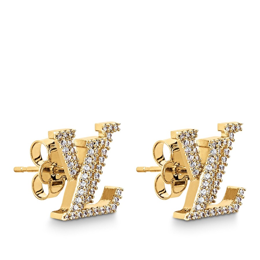 Women Louis Vuitton Earrings | Lv Iconic Earrings Gold