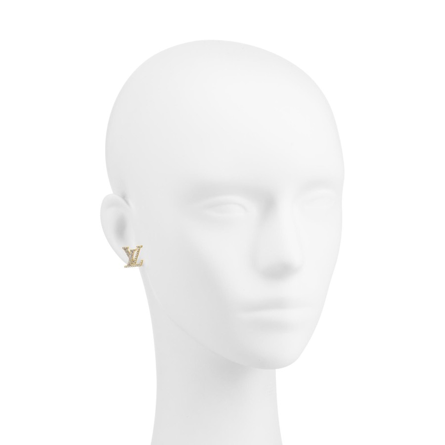 Women Louis Vuitton Earrings | Lv Iconic Earrings Gold