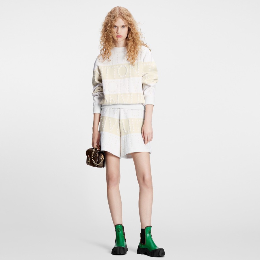 Women Louis Vuitton Knitwear | Signature Chunky Stripes Pullover