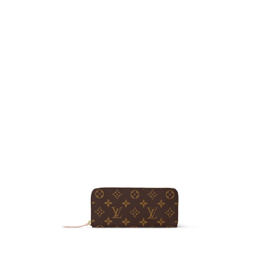 Women Louis Vuitton Long Wallets | Clemence Wallet Rose Ballerine